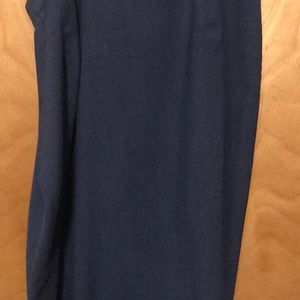 Navy skirt